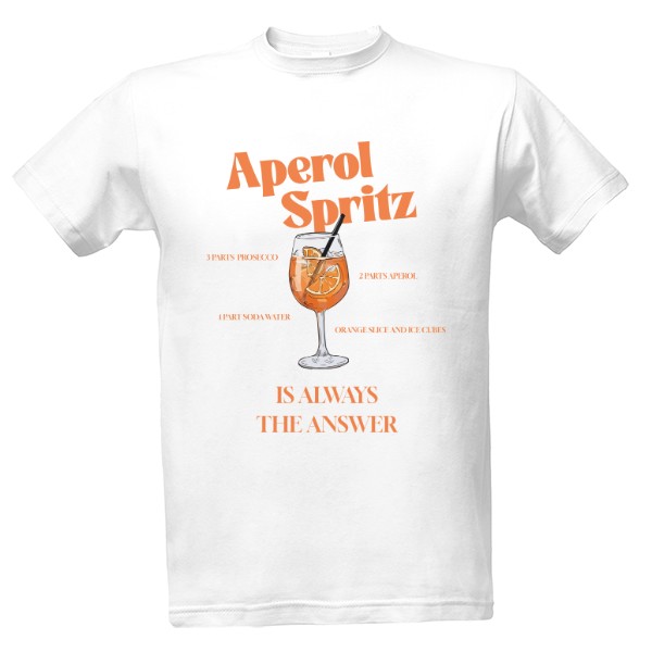 Tričko s potiskem Aperol Spritz