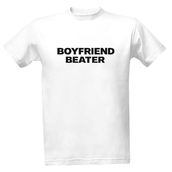 Tričko s potiskem Boyfriend Beater