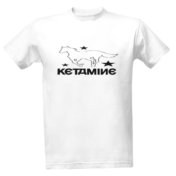 Tričko s potiskem Ketamine