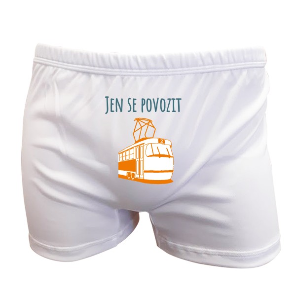 Trenýrky s potiskem Trenýrky jedou